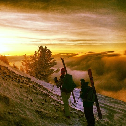 And sometimes you need a break from heard snow! Hiking Teton Pass with Anna Goodman! 