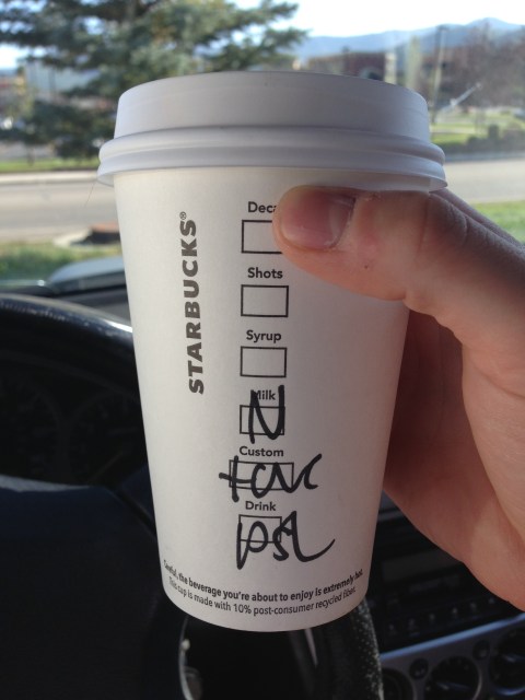 Pumpkin Spice Latte!