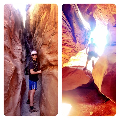 Slot canyon hiking!