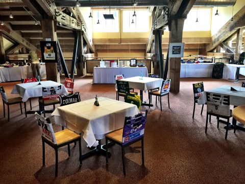 The calm before the storm!  Thank you to everyone who made this event possible: Park City Mountain Resort, Uintah Brewing, The George Greggory Band, my family and everyone who donated items to my silent auction! 