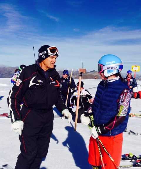 Getting some words of wisdom from the famous Ante Kostelic of Croatia  Photo Credit: Cody Marshall