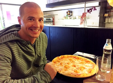 Always make time for a pizza stop! 