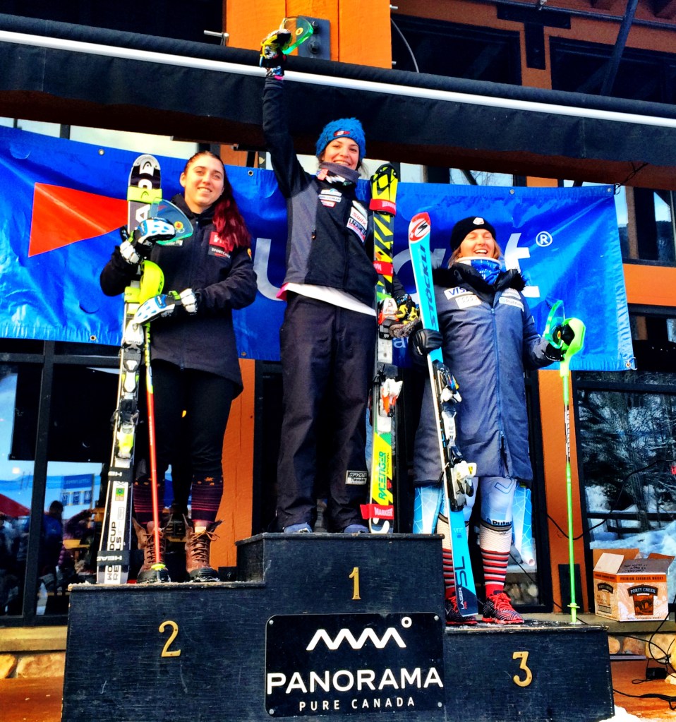 It is always nice to stand on the top of a podium! 