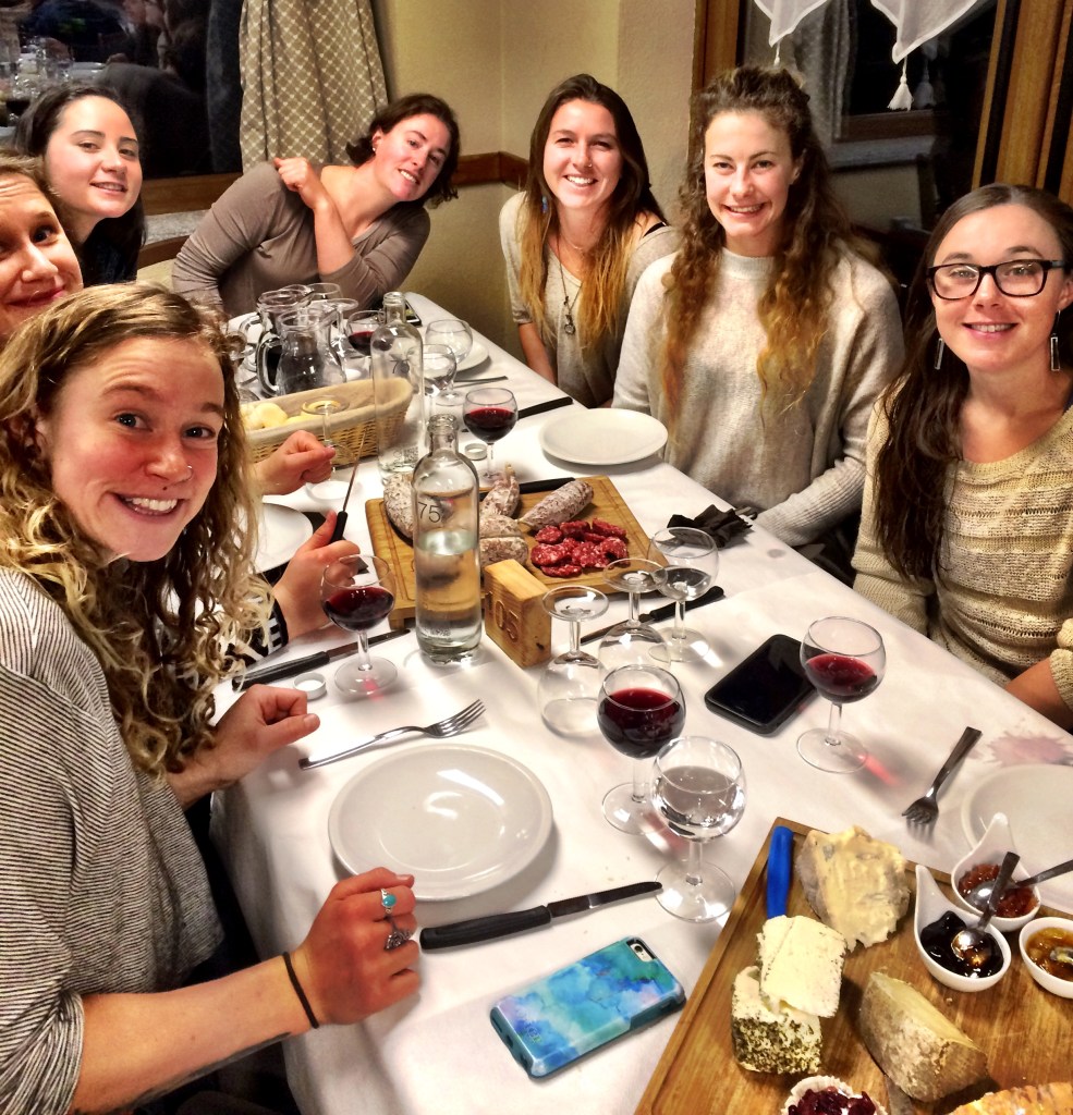 Reunited with all the beautiful, fast ladies on the U.S. speed team <3